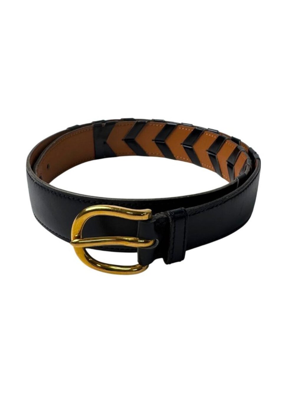 Hermes Stitch Leather Belt 85